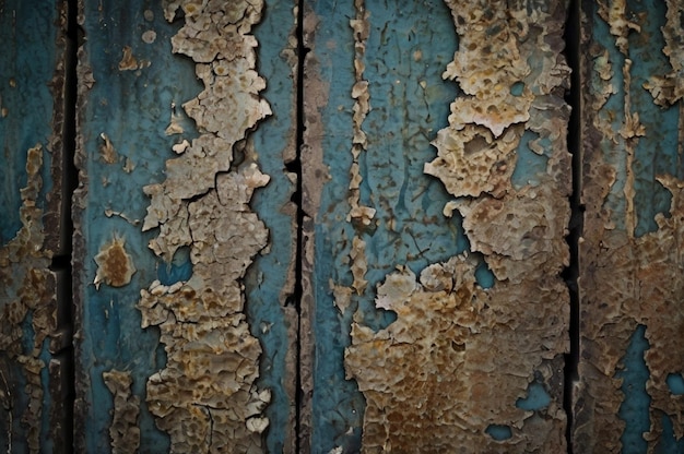 a blue wooden door with a heart on it