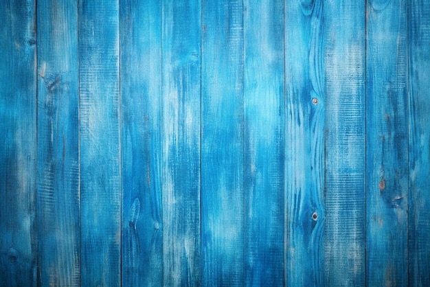 Photo blue wooden planks background