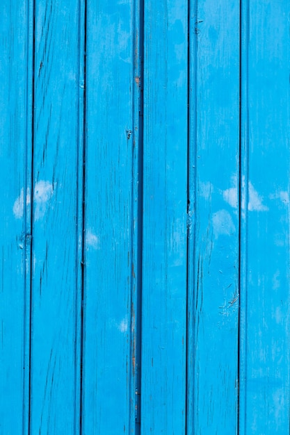 Blue wooden planks surface background