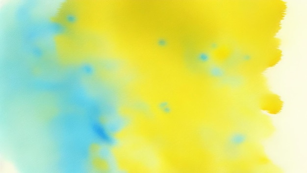 Blue Yellow background watercolor