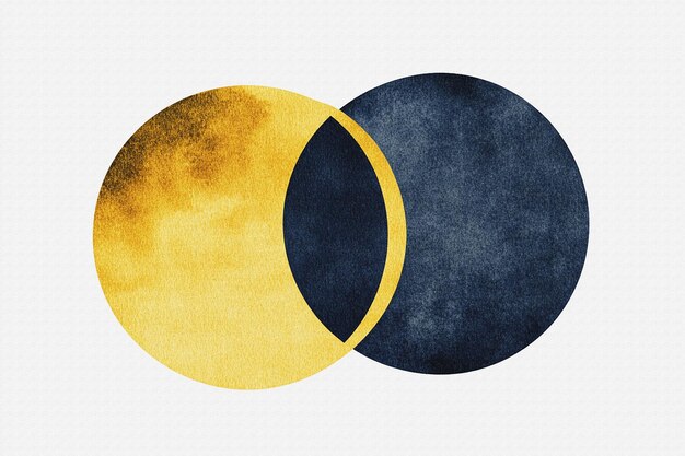 a blue and yellow circle with a yellow circle and the word quot the blue quot on it