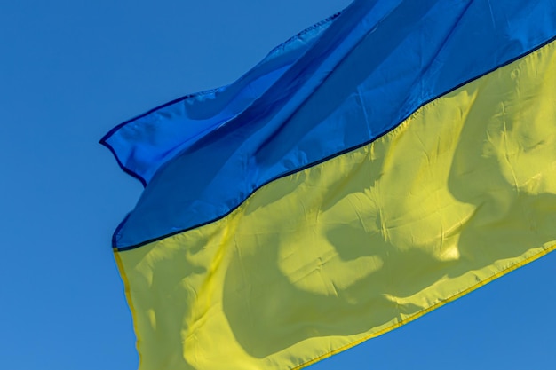 Blue and yellow flag Symbols of the state of Ukraine European country Liberation War of Ukraine