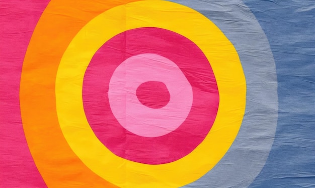 A blue yellow and red target with the word target on it