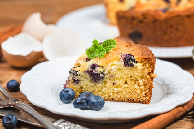 blueberry cake