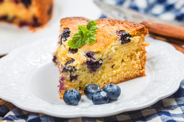 blueberry cake