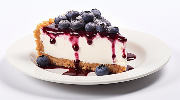 blueberry cheesecake with graham cracker crust