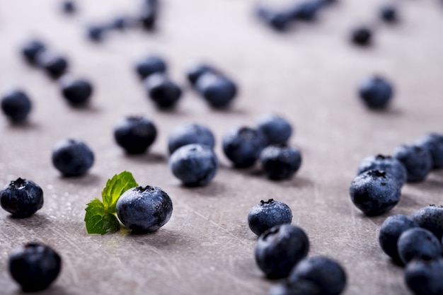 Blueberry fruits