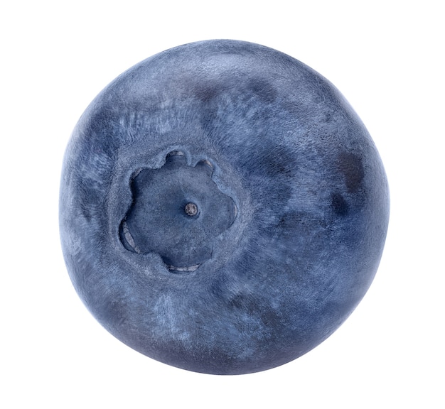 Blueberry isolated on white.