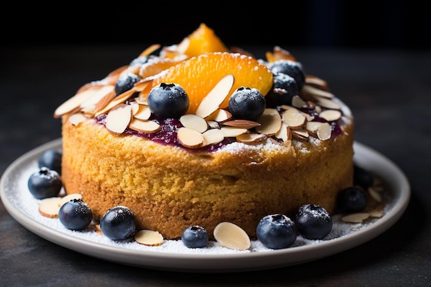 Blueberry Lemon Pound Cake