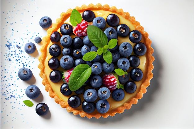 Blueberry tart