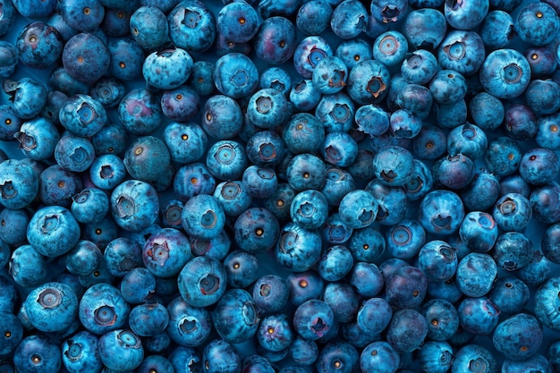 Photo blueberry texture background cyanococcus fruits pattern blue purple berries mockup banner wild berries