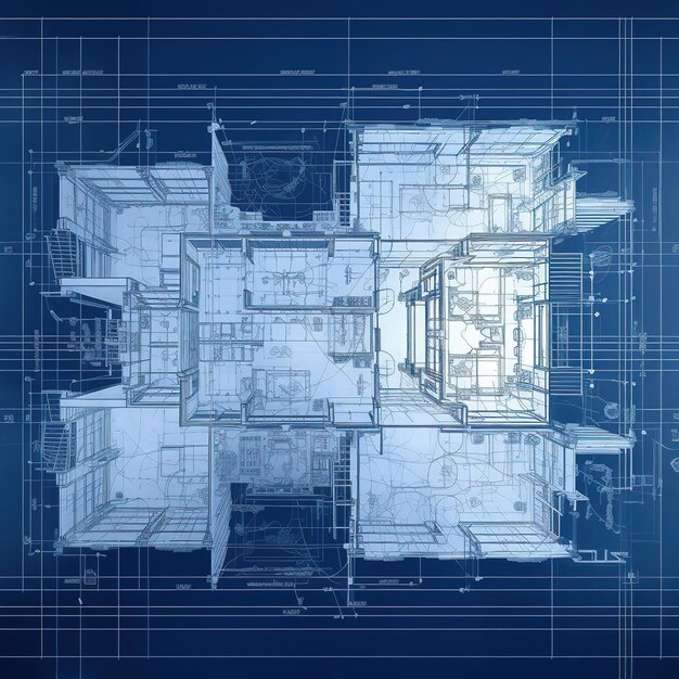 Photo blueprint background