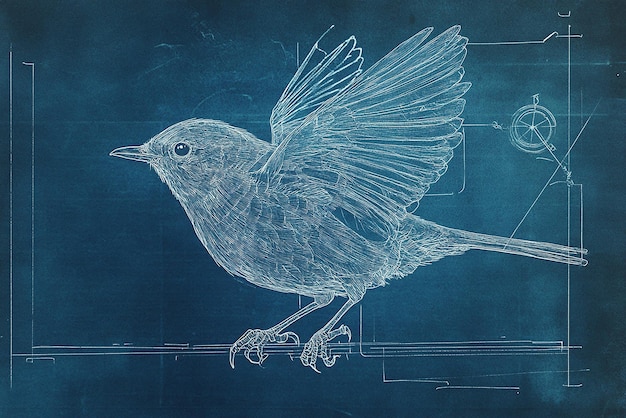 Blueprint of a Bird