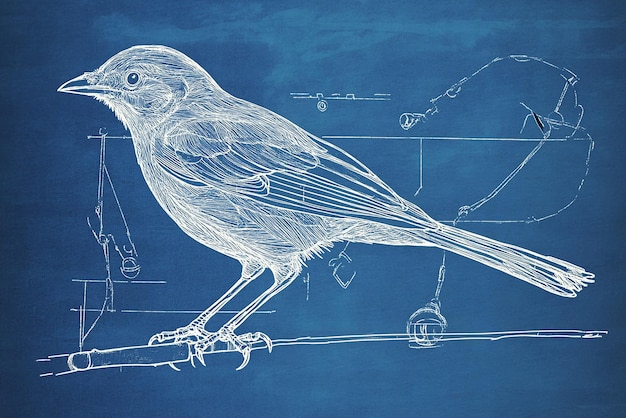 Blueprint of a Bird