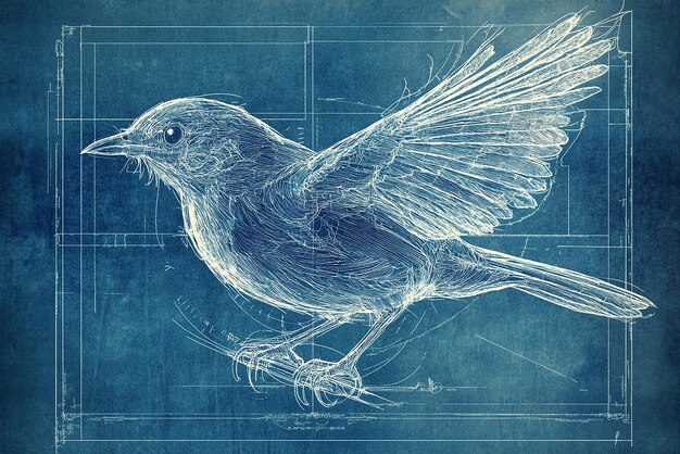 Blueprint of a Bird