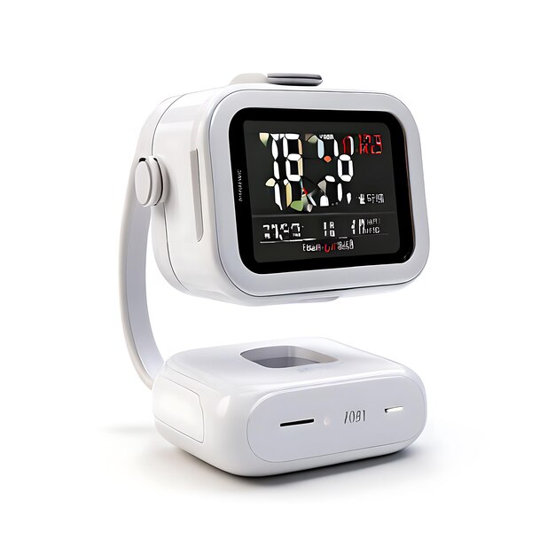 Photo bluetooth wireless blood pressure monitor on a plain white background