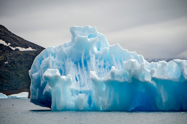 Bluish iceberg