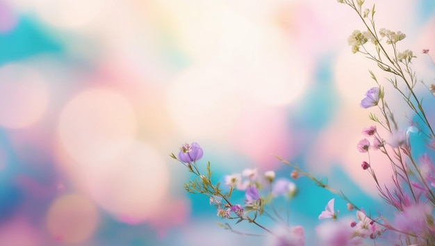 Photo blur background and copy space concept with modern style of nature bokeh background