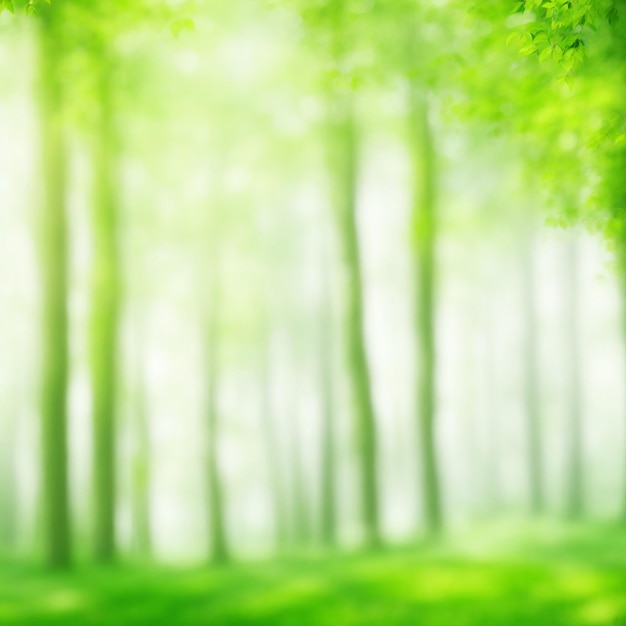 blur natural green abstract background