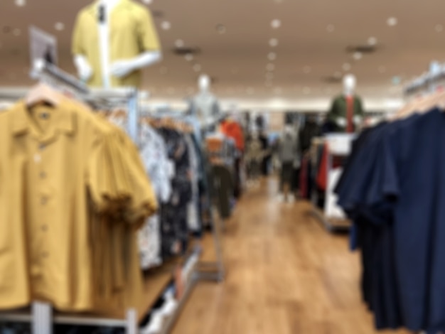 Blur photo for multi brand Men's and Women's clothing store