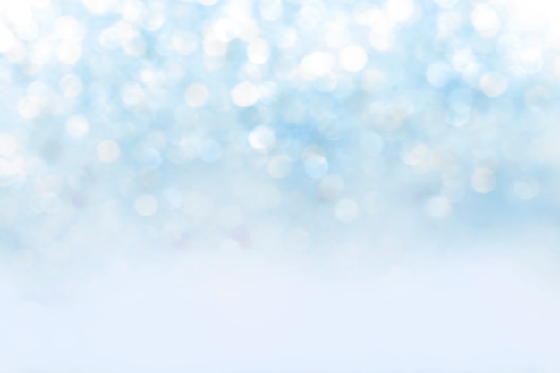 Blurred abstract blue bokeh background