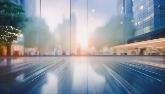 Photo on the blurred background of the empty office room