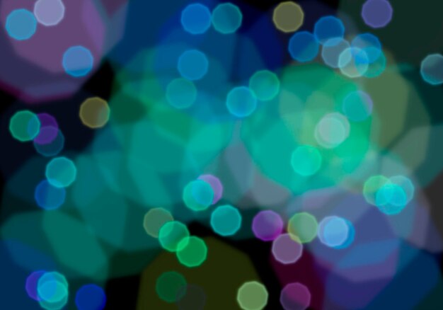 Blurred bokeh style backlights