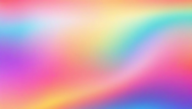 Blurred bright colors mesh background Colorful rainbow gradient Smooth blend banner template