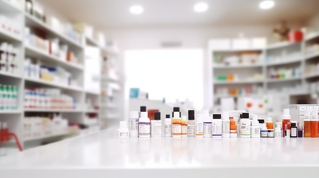 Blurred Drugstore Background Defocus