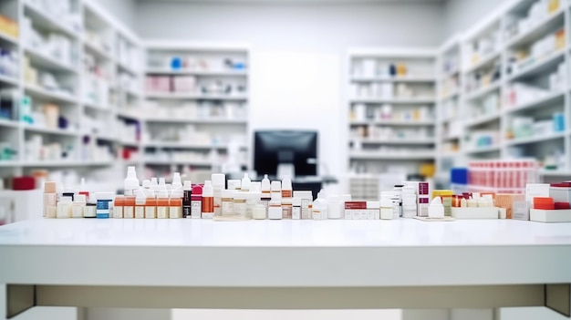 Blurred Drugstore Background Defocus