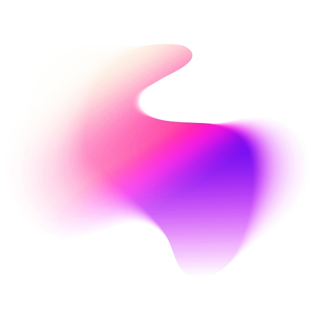 Photo blurred effect of abstract shape element gradient png