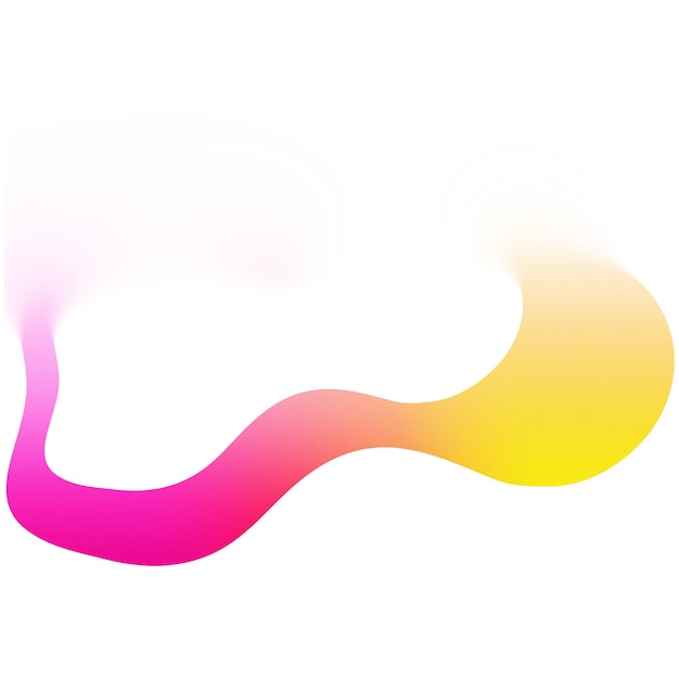 Photo blurred effect of abstract shape element gradient png