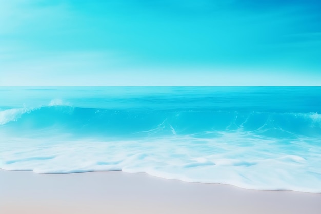 Blurred gradient abstract background beach blue