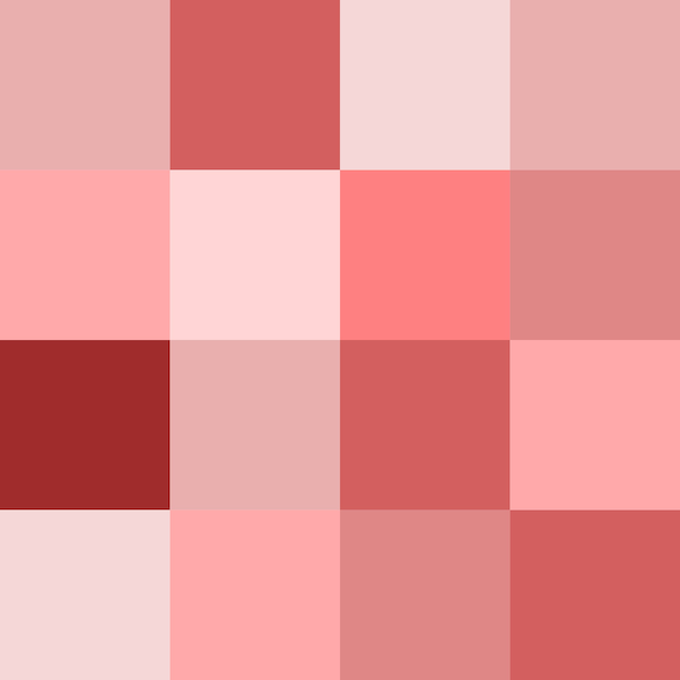 Blurred red squares censorship background