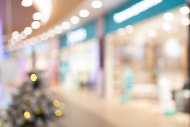 Blurred store interior Soft focus background for an inscription