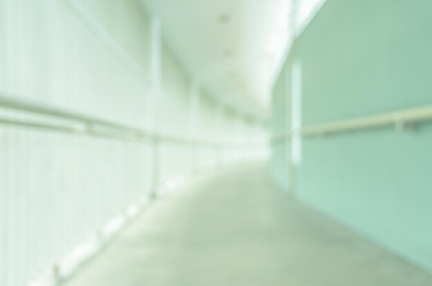 Blurred tunnel empty corridor background