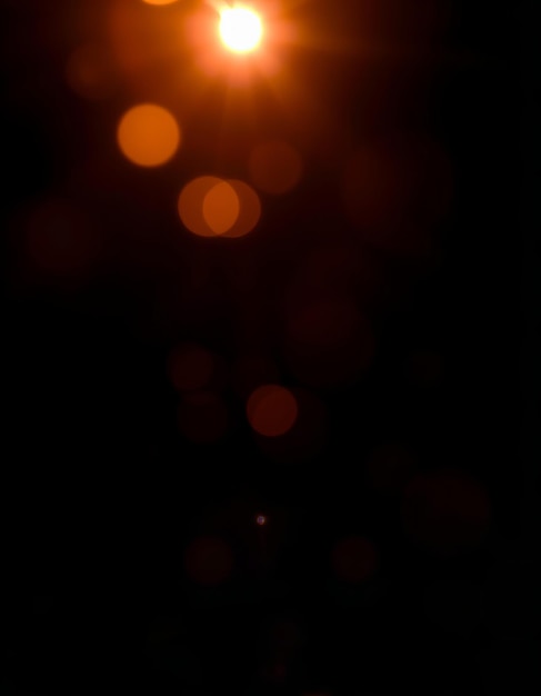 a blurry image of a light in the dark