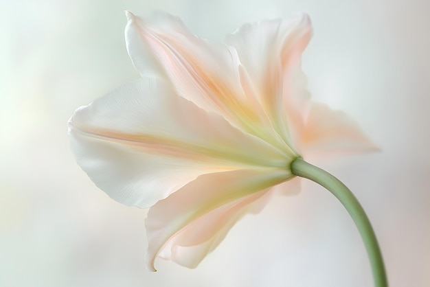 Blurry PastelToned Photo of a Swirling Flower