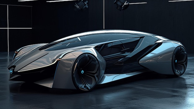 The bmw vision concept car is made by bmw.