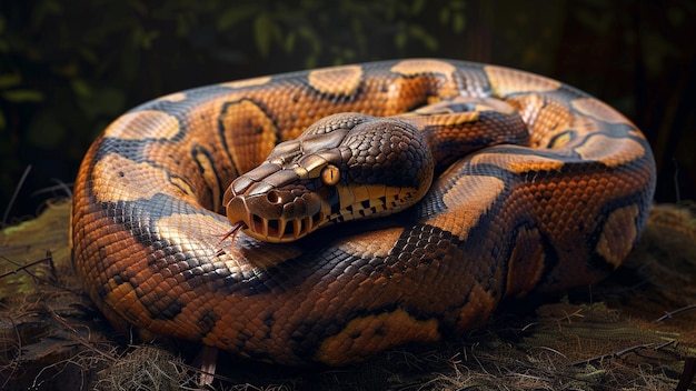 boa constrictor realistic photo