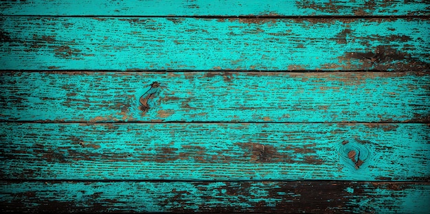 Boardwalk grunge green background banner Generative AI