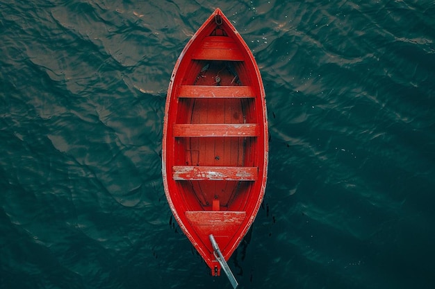 Boat floating in the sea