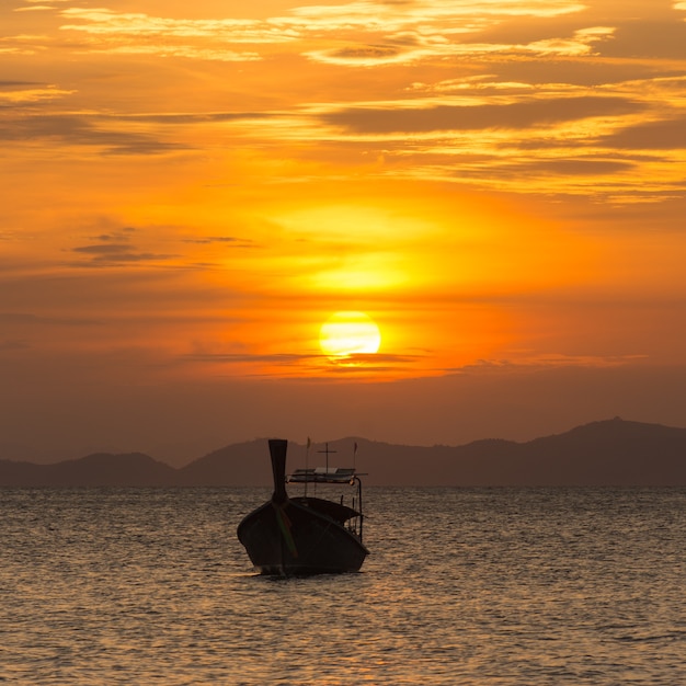 Boat and sunlight