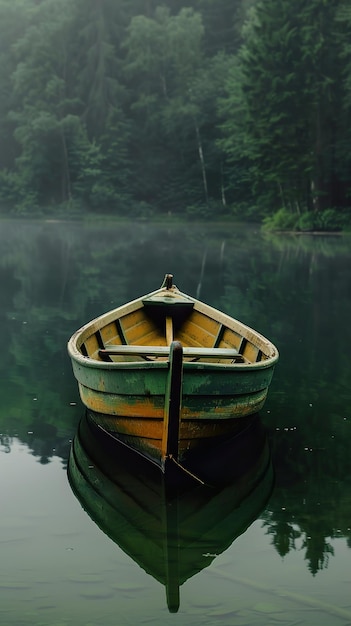 a boat that is sitting in the water