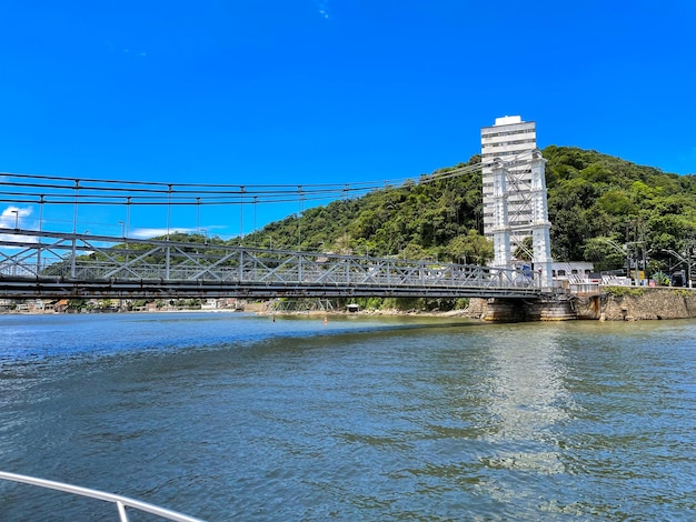 Boat trip along the shores of Santos and Sao Vicente Sao Paulo Brazil