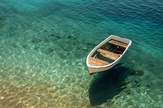 a boat in the water