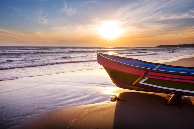 Boats on the lake, El Salvador, Central America