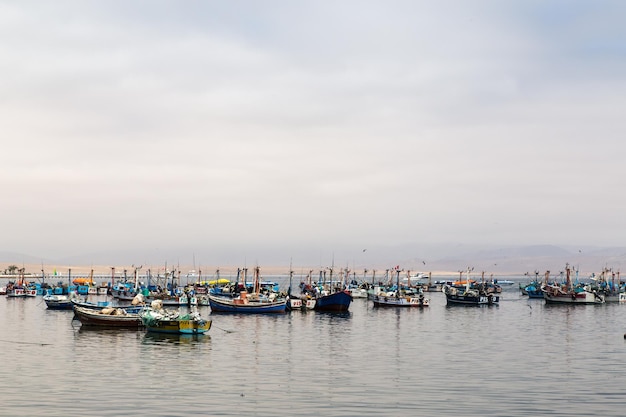 Boats in sea against sky