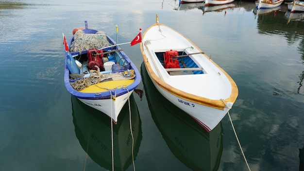 Boats in the sea