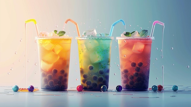 Boba Tea Packet Design Delight